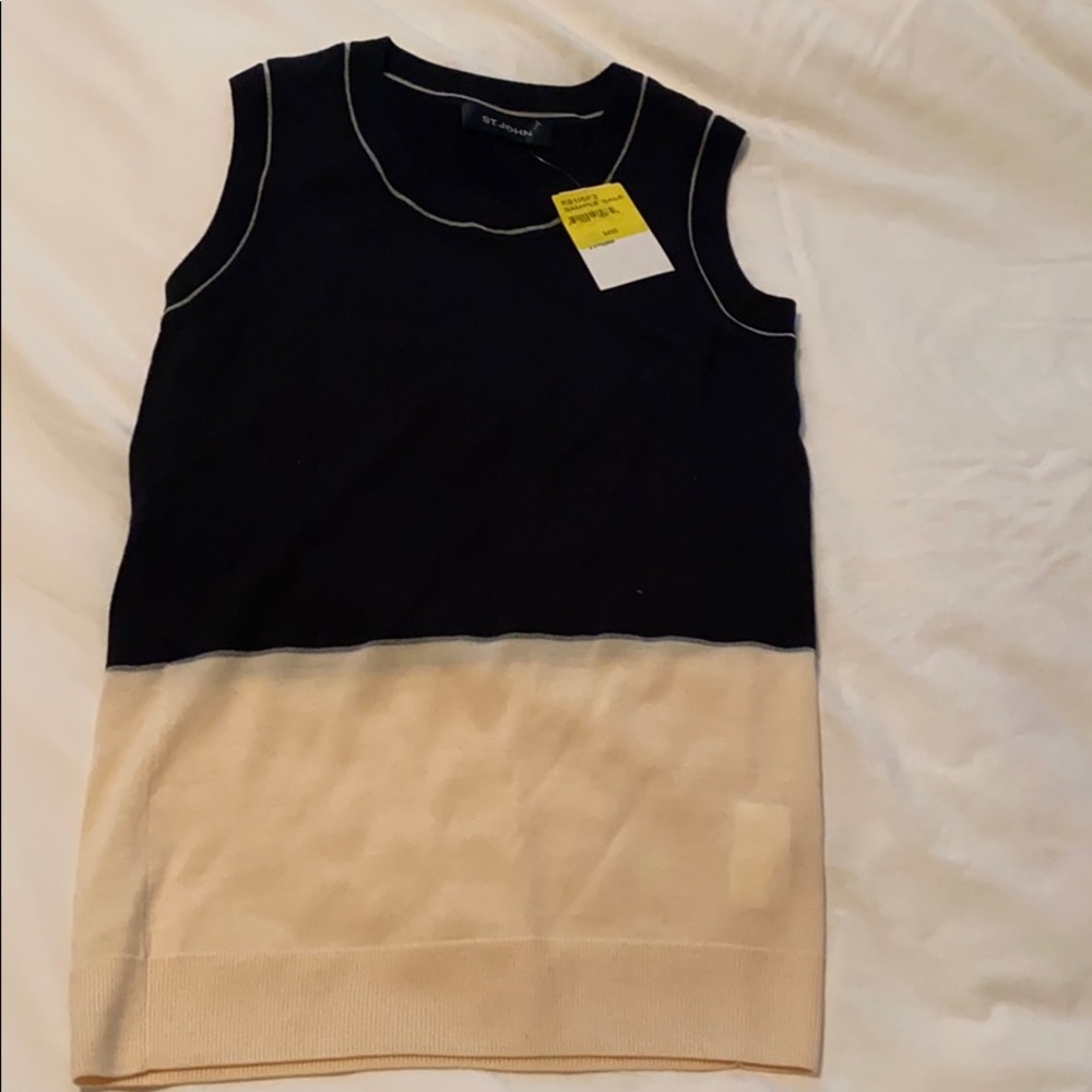 St John knit sleeveless